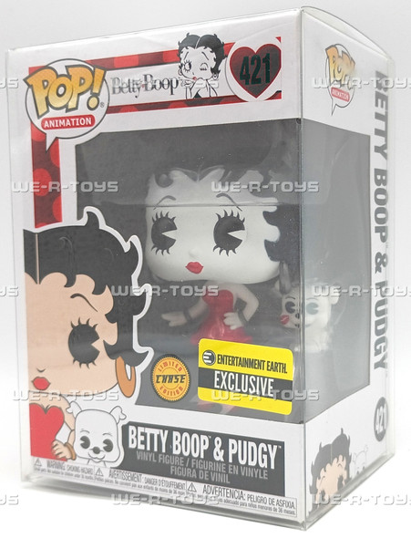 Funko Pop! Animation Betty Boop & Pudgy Exclusive Vinyl Figure 421 Chase Edition