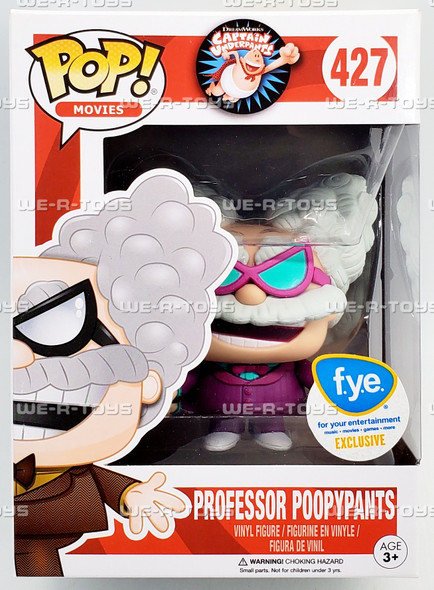 Funko POP Movies Captain Underpants Professor Poopypants 427 Vinyl Figure