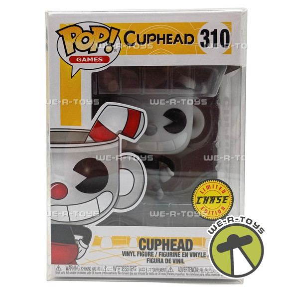 Funko POP Games Cuphead Vinyl Figure 310 Limited Chase Ed. 2018 Black & White