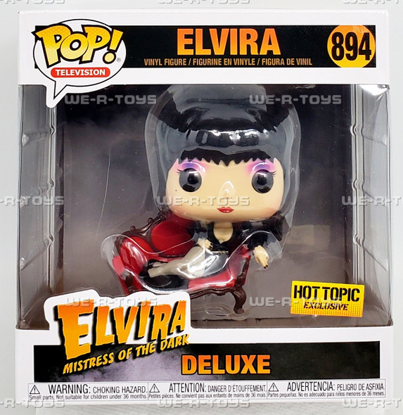 Funko POP Television Elvira Mistress of The Dark Elvira on Couch 894 Figure