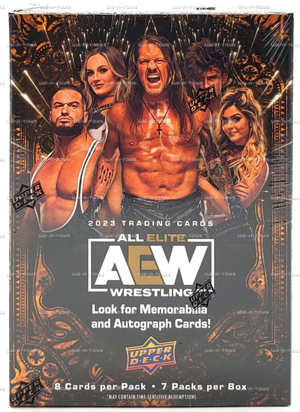 AEW Trading Cards 7-Pack Blaster Box 2023 Upper Deck #14244