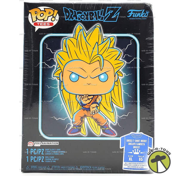 Funko Pop! Tees Dragonball Z Goku SS3 Size XL & Figure 2020 #50076