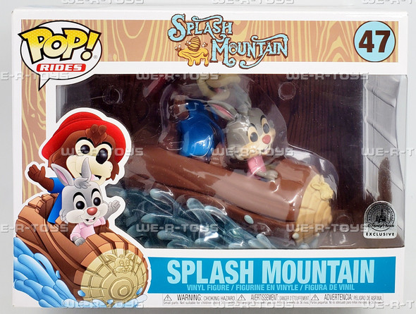 Funko POP Rides Disney Parks Splash Mountain Br'er Bear & Br'er Rabbit 47 Figure
