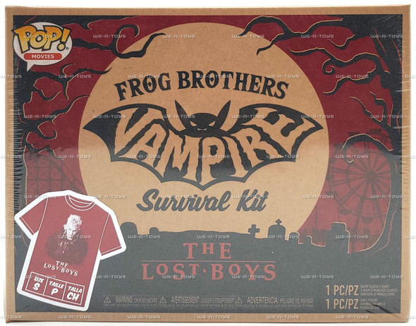 Funko Pop! Movies The Lost Boys Frog Brothers Vampire Survival Kit 2018 Size S