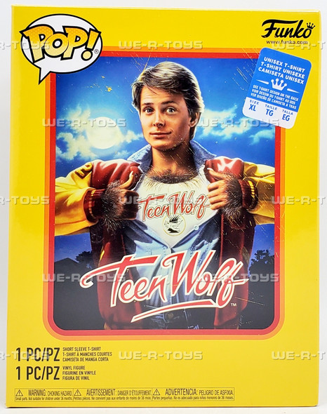 Funko POP Teen Wolf Figure and XL Tee Shirt Set 2019