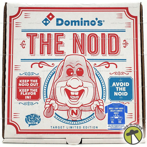 Funko Pop! Tees Dominos Pizza The Noid XL T-Shirt & Vinyl Figure 2019