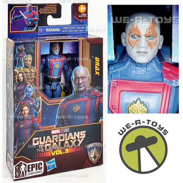 Marvel Guardians of the Galaxy Vol. 3 Drax 2023 Action Figure 2023 Hasbro F6665