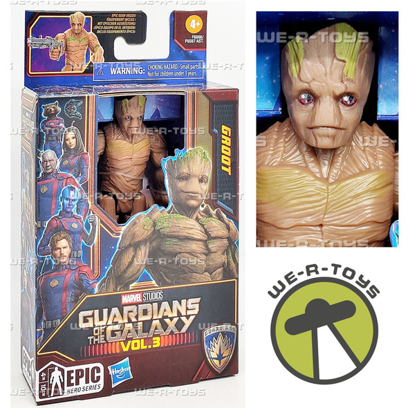 Marvel Guardians of Galaxy Vol. 3 Groot 4 Inch Action Figure 2023 Hasbro F6666