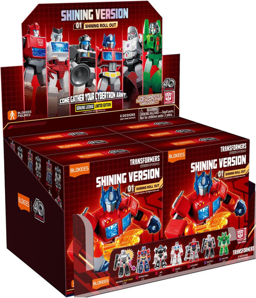 Blokees Transformers Shining Version 01 Shining Roll Out Case of 6 Model Kits