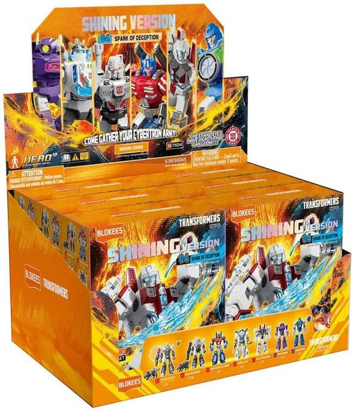 Blokees Transformers Shining Version 04 Spark of Deception Case of 6 Model Kits