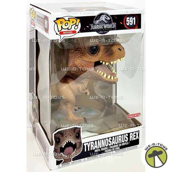 Funko POP Movies Jurassic World Tyrannosaurus Rex 591 Vinyl 10 Inch Figure