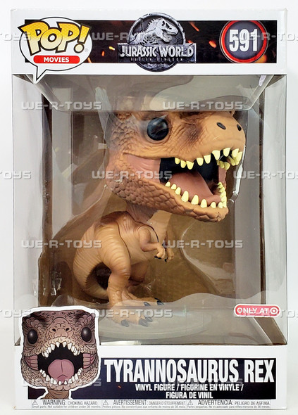 Funko POP Movies Jurassic World Tyrannosaurus Rex 591 Vinyl 10 Inch Figure