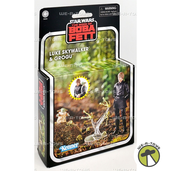 Star Wars The Book of Boba Fett Vintage Luke Skywalker & Grogu Action Figure Set