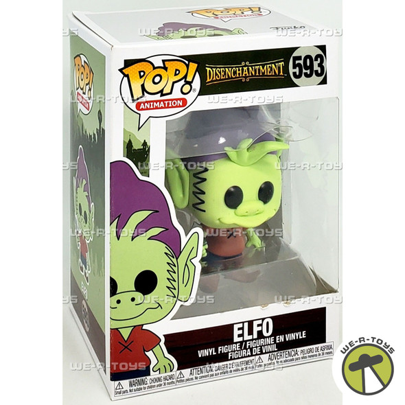 Funko POP Animation Disenchantment Elfo 593 Vinyl Figure