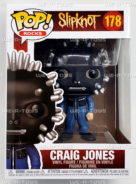 Funko POP Rocks Slipknot Craig Jones 178 Vinyl Figure