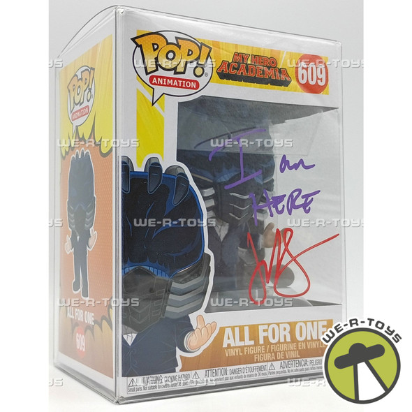 Funko Pop! Animation My Hero Academia All For One Vinyl Figure #609 Signed