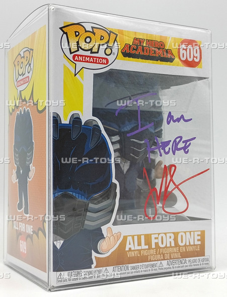 Funko Pop! Animation My Hero Academia All For One Vinyl Figure #609 Signed