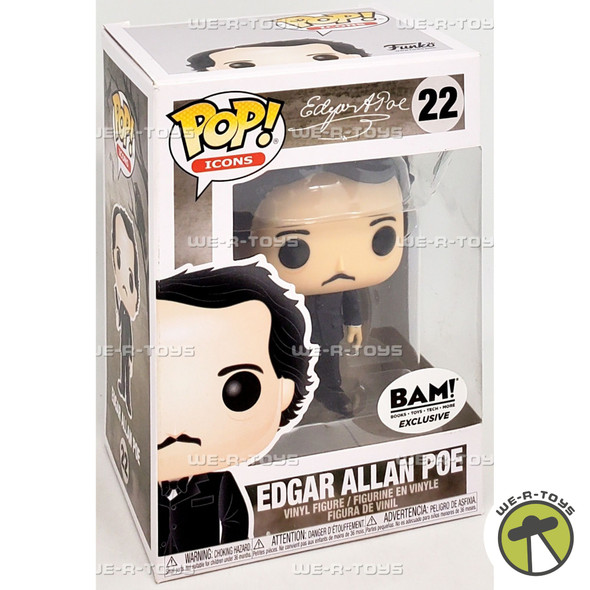 Funko POP Icons Edgar Allan Poe 22 Vinyl Figure