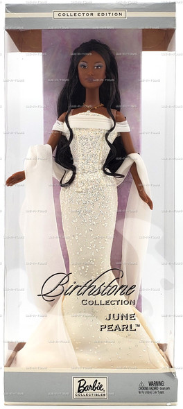 Barbie Birthstone Collection June Pearl AA Doll 2002 Mattel C0576