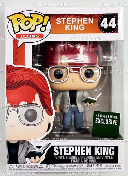 Funko POP Icons Stephen King 44 Vinyl Figure Barnes and Noble Exclusive
