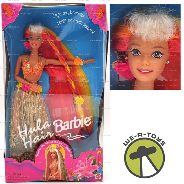 Hula Hair Barbie Doll 1996 Mattel #17047