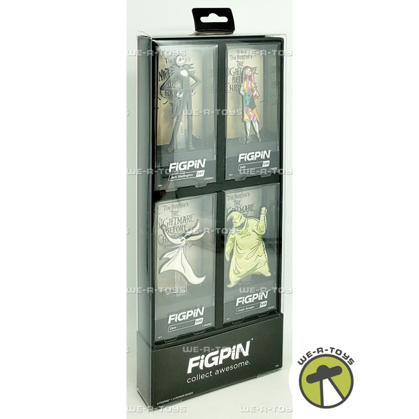 Disney The Nightmare Before Christmas Set of 4 FiGPiN Enamel Pin Set 53624