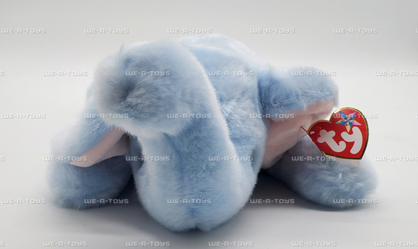 Ty Beanie Buddies Peanut the Light Blue Elephant Plush 1998