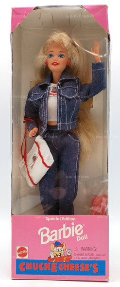 Chuck E Cheese's Barbie Doll Special Edition Blonde 1995 Mattel 14615