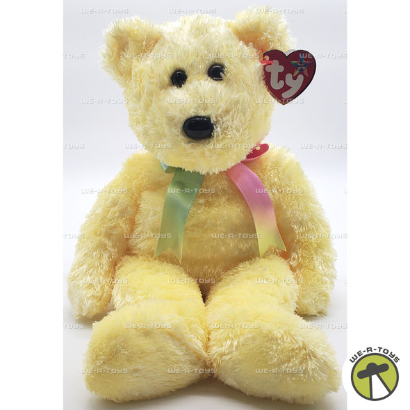 Ty Beanie Buddies Sherbet the Yellow Bear Plush 2003