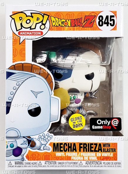 Funko POP Animation Dragon Ball Z Mecha Frieza with Blaster 845 GITD Figure