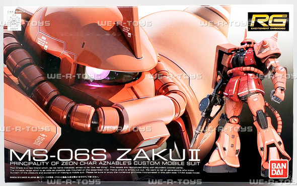 Mobile Suit Gundam #2 MS-06S Char's Zaku II Model Kit 2010 Bandai 0165511