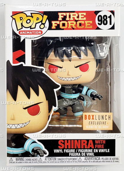 Funko POP Animation Fire Force Shinra with Fire 981 Vinyl Figure