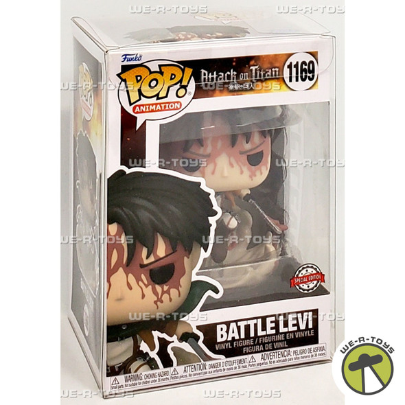 Funko POP Animation Attack On Titan Battle Levi 1169 Vinyl Figure