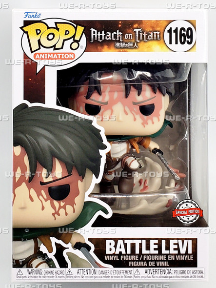 Funko POP Animation Attack On Titan Battle Levi 1169 Vinyl Figure