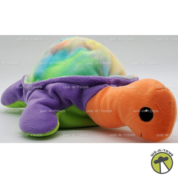 Ty Pillow Pals Snap the Turtle Rainbow Shell Plush 1999