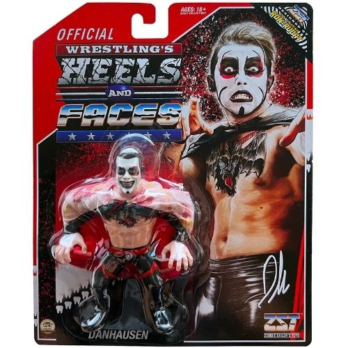Wrestling's Heels and Faces Danhausen with Cape Figure Zombie Sailor's Toys