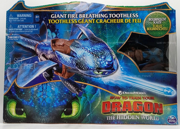 How To Train Your Dragon Giant Fire Breathing Toothless Action Figure 6045435