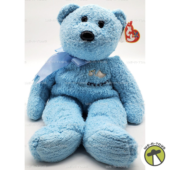Ty Beanie Buddies It's a Boy the Bear Blue 14" Plush 2002