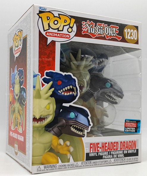 Funko POP! Animation Yu-Gi-Oh! Five-Headed Dragon #1230 Vinyl Figure 2022