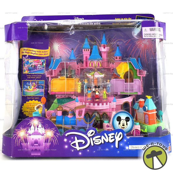 Disney Magic Kingdom Castle Playset Magical Miniatures 2000 Mattel #22468