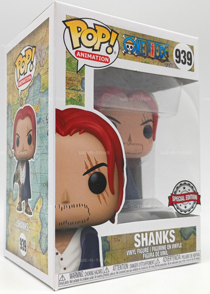 Funko POP! Animation One Piece Shanks #939 Vinyl Figure Special Edition