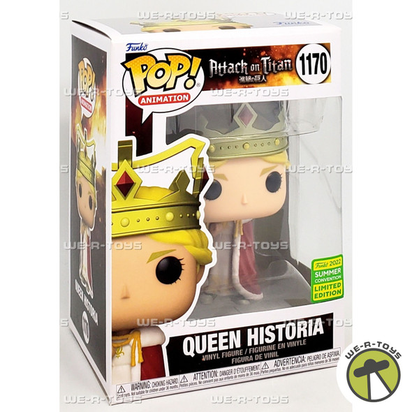 Funko POP Animation Attack on Titan Queen Historia 1170 Vinyl Figure