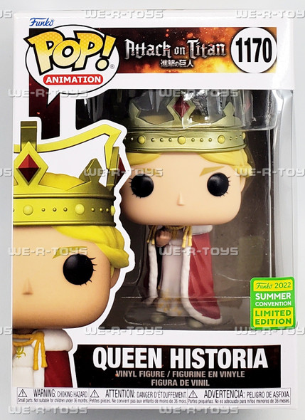 Funko POP Animation Attack on Titan Queen Historia 1170 Vinyl Figure