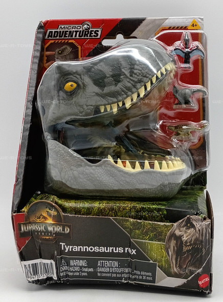 Jurassic World Rebirth Tyrannosaurus Rex Micro Adventures Playset Mattel 2024