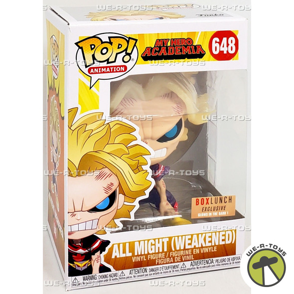 Funko POP Animation My Hero Academia All Might Weakened 648 Vinyl Figure