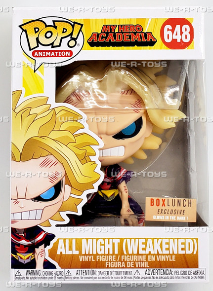Funko POP Animation My Hero Academia All Might Weakened 648 Vinyl Figure