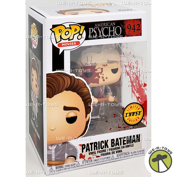 Funko POP Movies American Psycho Patrick Bateman 942 Vinyl Chase Figure