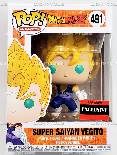 Funko POP Animation Dragon Ball Z Super Saiyan Vegito 491 Vinyl Figure