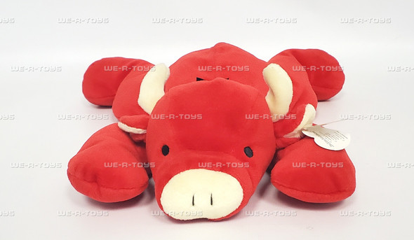 Ty Beanie Pillow Pals Red the Bull Plush