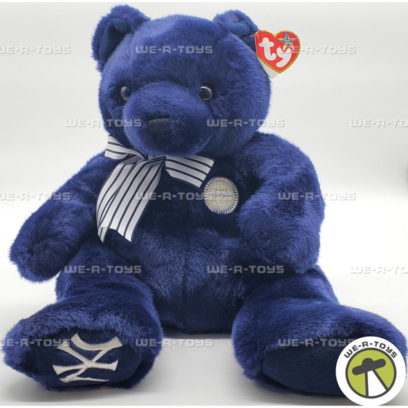 Ty Beanie Buddies World Class the Bear New York Yankees Plush